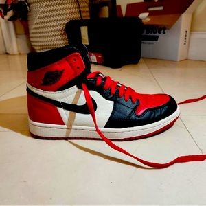 Red and white air Jordan’s 6Months old